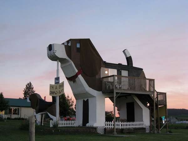 Khách sạn với tạo hình những chú chó xinh xắn